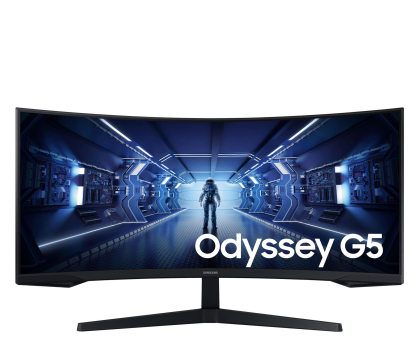Monitor LED 32" i większy SAMSUNG 34" Oddysey G5 LC34G55TWWPXEN Czarny